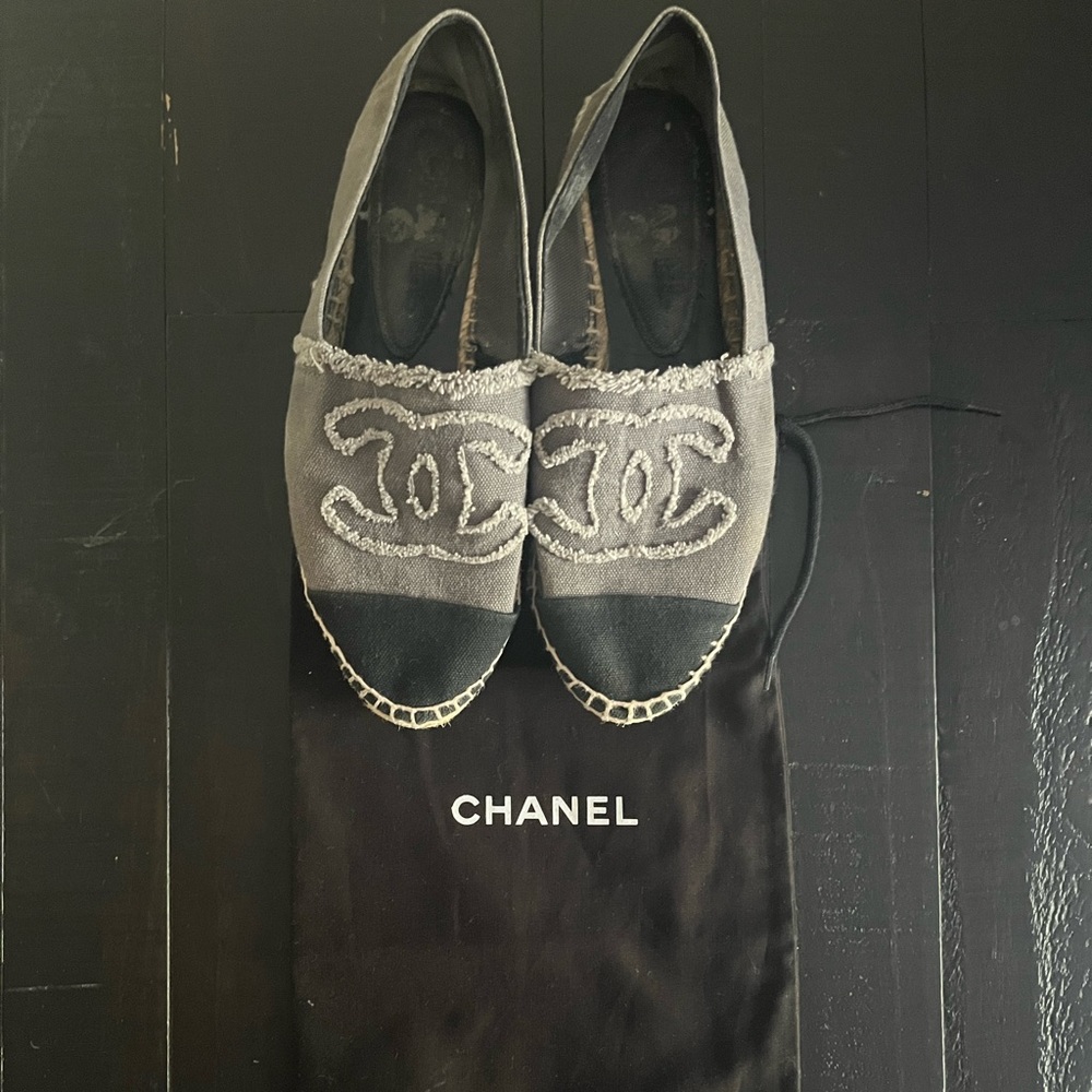 Chanel Canvas Slip-On - Size 8.5